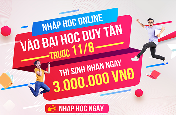 Hướng dẫn Nhập học Trực tuyến tại Đại học Duy Tân