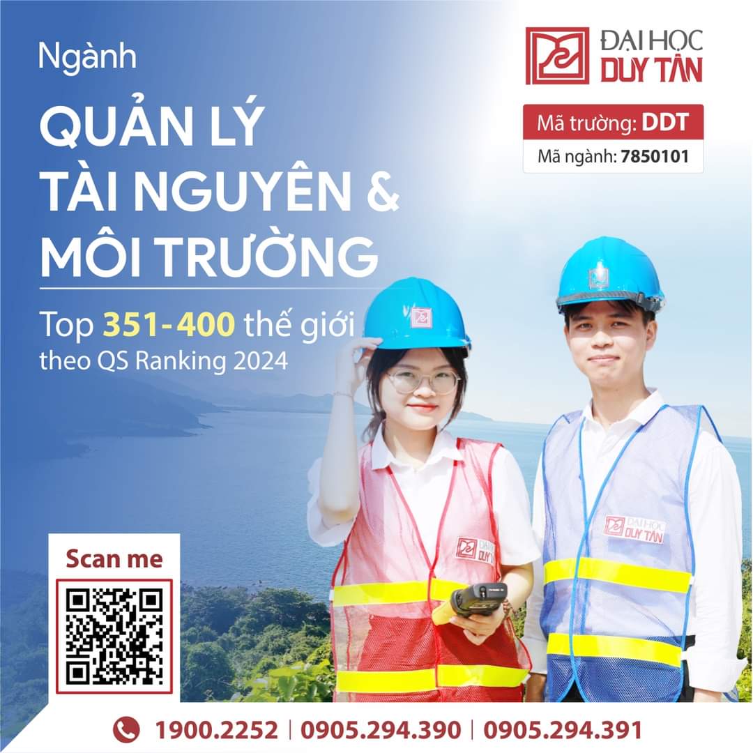 Cử nhân Quản lý Tài nguyên và Môi trường