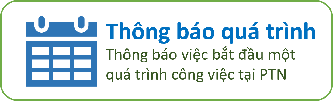 Thông báo quá trình thí nghiệm