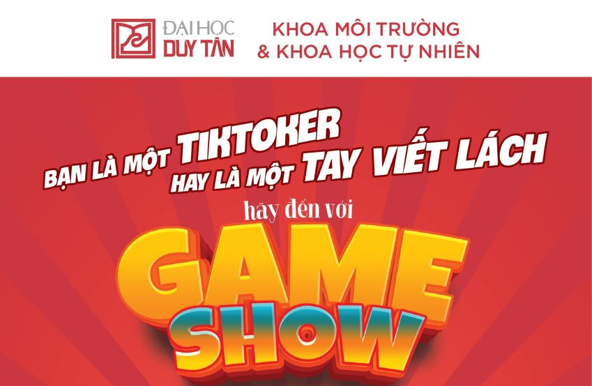 Khoa Môi trường & Khoa học Tự nhiên_Đại học Duy Tân tổ chức GAME SHOW hướng đến Môi trường và Thực phẩm sạch