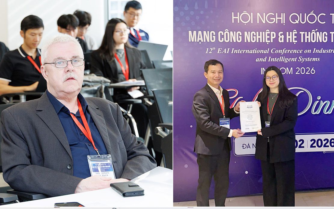 Chuyên gia quốc tế chia sẻ tại INISCOM 2026 ở Đại học Duy Tân