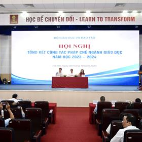 Hội nghị tổng kết công tác pháp chế ngành giáo dục năm học 2023-2024