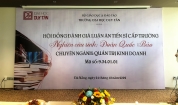 Hội đồng đ&#225;nh gi&#225; Luận &#225;n tiến sĩ cấp Trường - NCS. Đo&#224;n Quốc Bảo