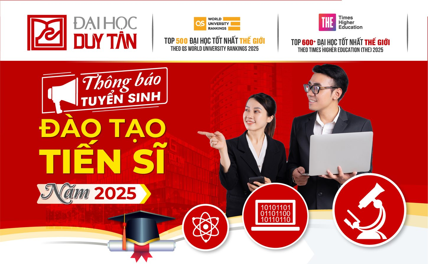 Thông báo tuyển sinh đào tạo trình độ Tiến sĩ đợt 1 năm 2025