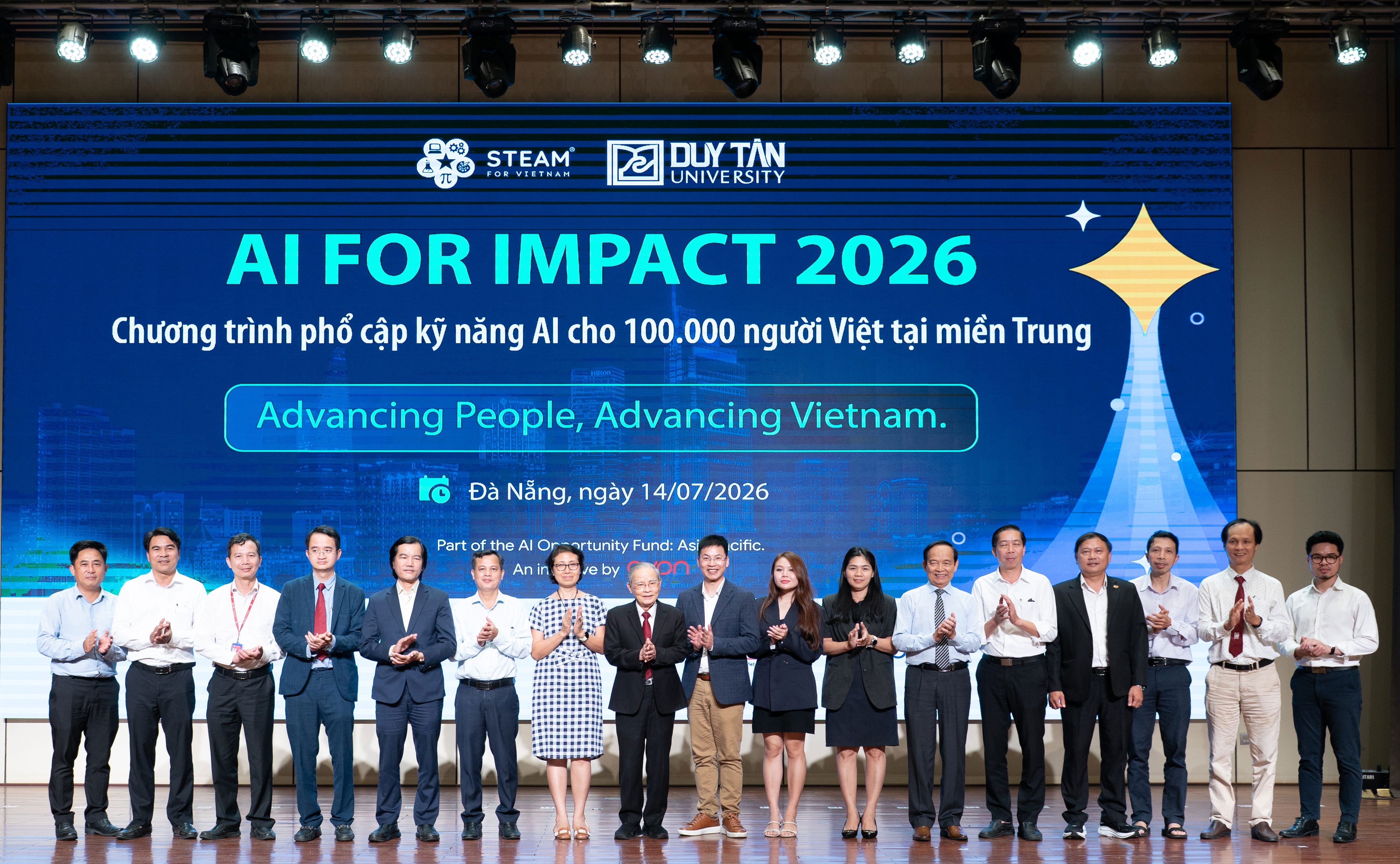 Đại học Duy Tân và STEAM for Vietnam khởi động chương trình “AI for Impact 2026”