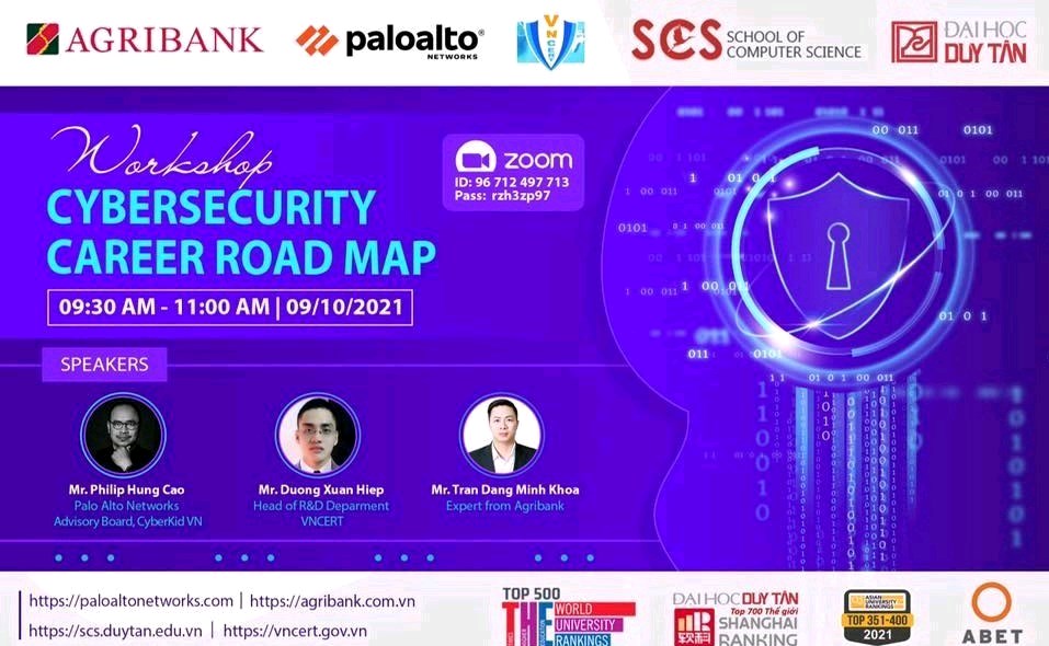 Workshop định hướng nghề nghiệp cho sinh viên Kỹ Thuật Mạng với chủ đề: "Cybersecurity Career Road Map"