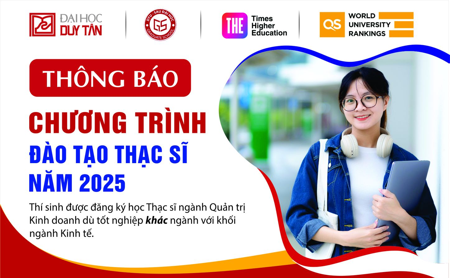 Thông báo tuyển sinh trình độ đào tạo Thạc sĩ đợt 1 năm 2025