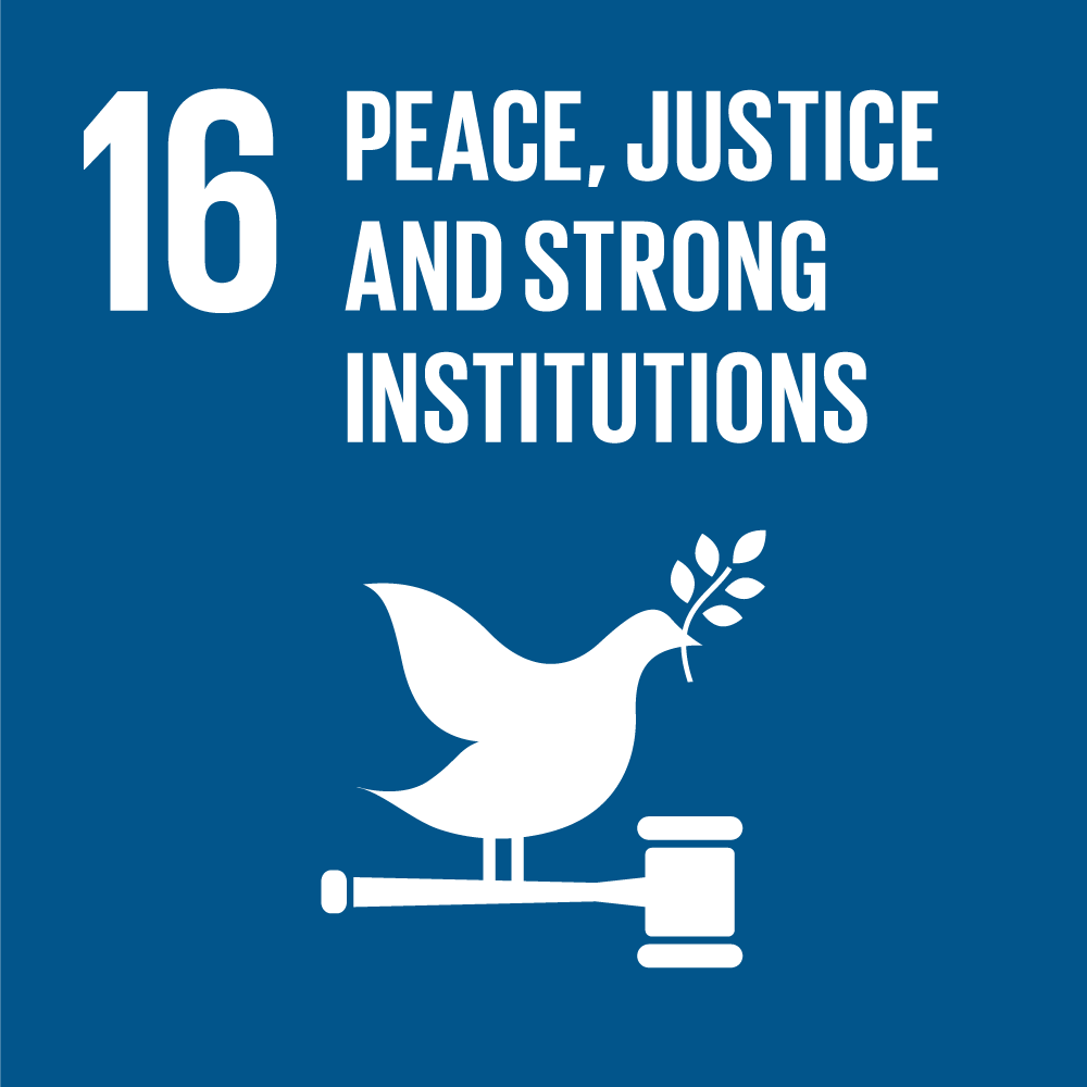 SDG16. Peace and Justice Strong Institutions