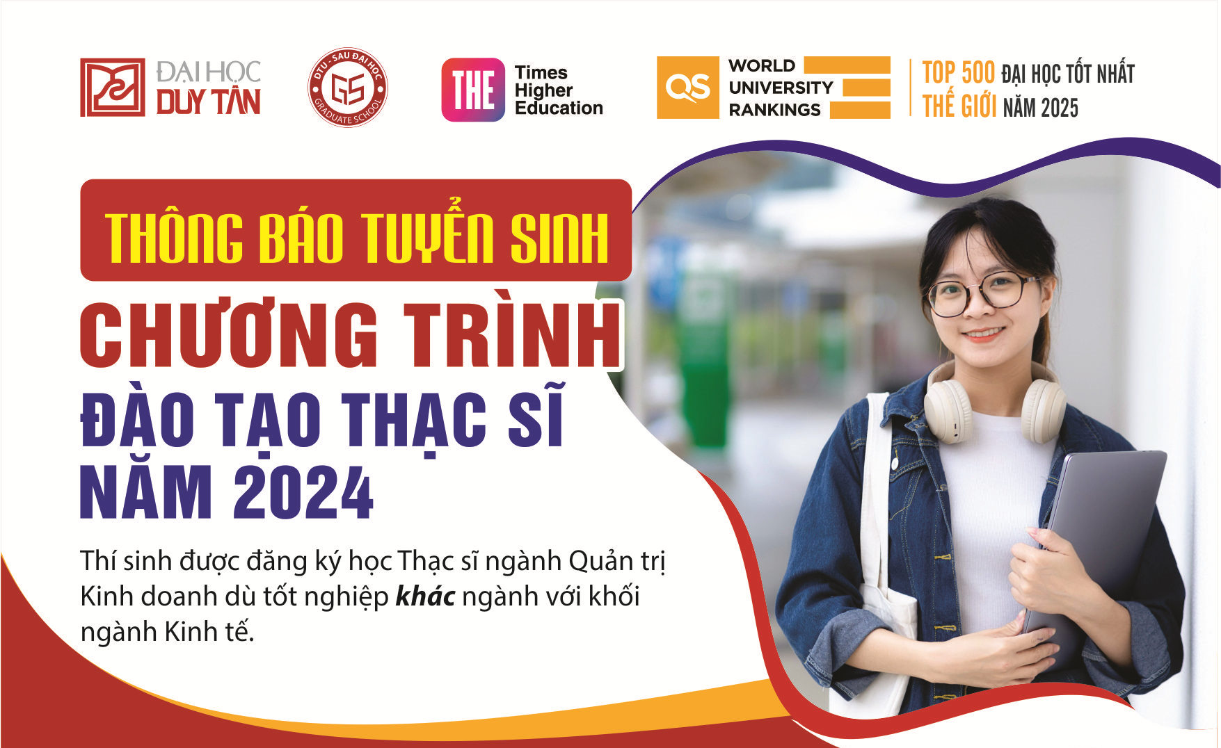 Thông báo tuyển sinh Thạc sĩ – đợt tháng 12 năm 2024