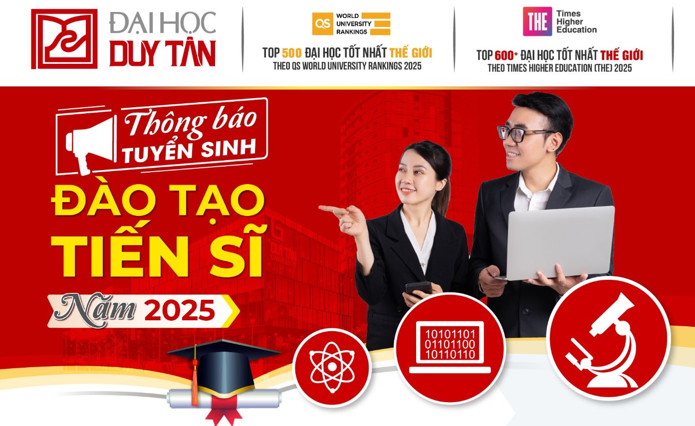 THÔNG BÁO TUYỂN SINH TRÌNH ĐỘ TIẾN SĨ ĐỢT 2 NĂM 2025