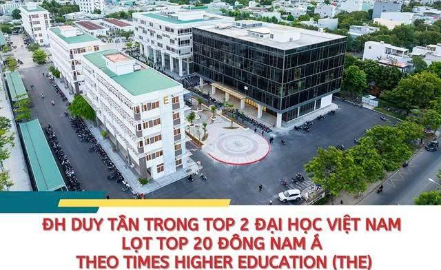 ĐẠI HỌC DUY TÂN VÀO TOP 20 ĐẠI HỌC ĐÔNG NAM Á THEO TIMES HIGHER EDUCATION