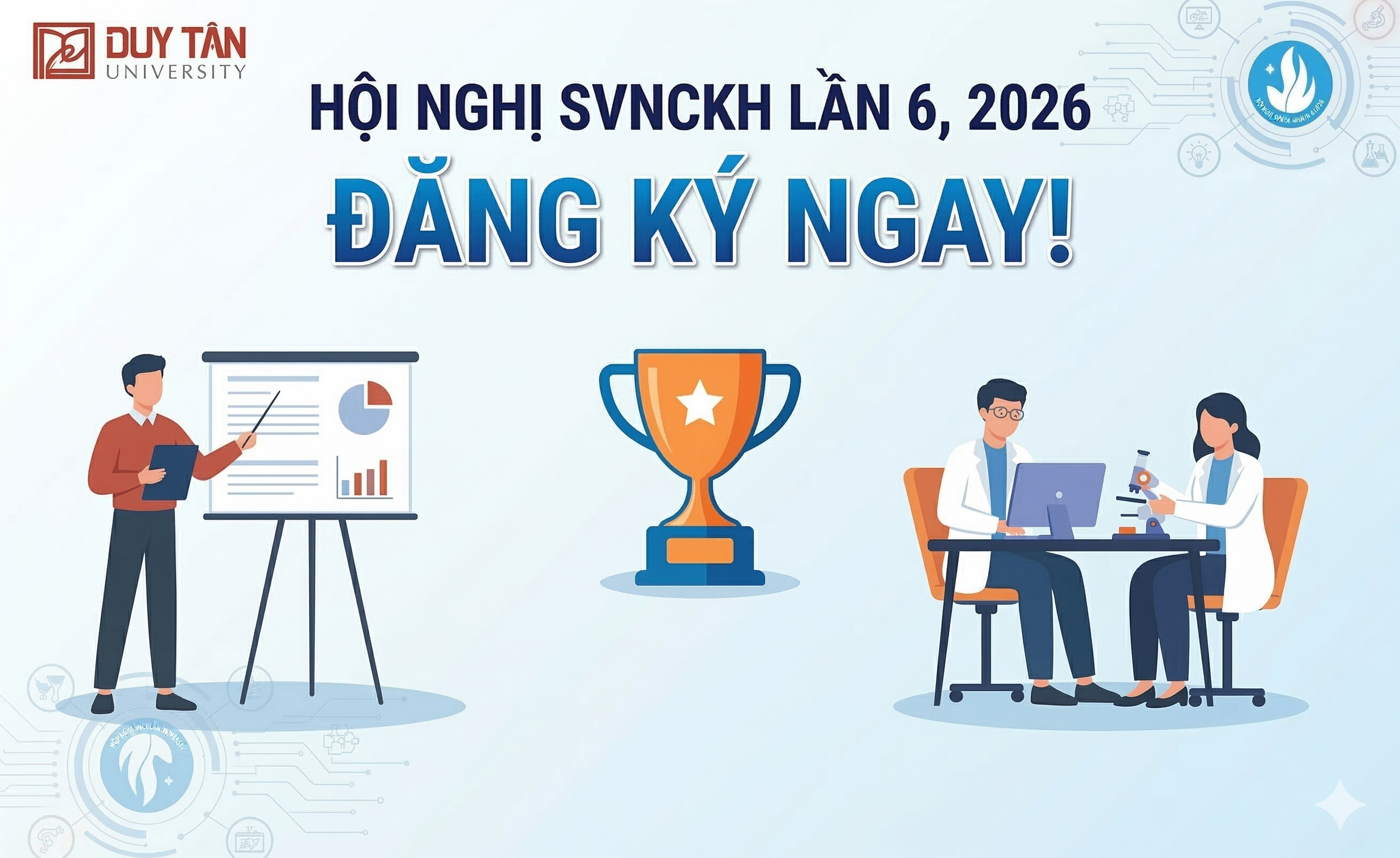 Thông báo tham gia Hội nghị Sinh viên Nghiên cứu Khoa học Trường Công nghệ và Kỹ thuật lần 6, năm 2026