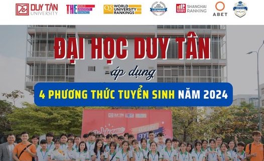 PHƯƠNG THỨC XÉT TUYỂN vào Đại học Duy Tân năm 2024