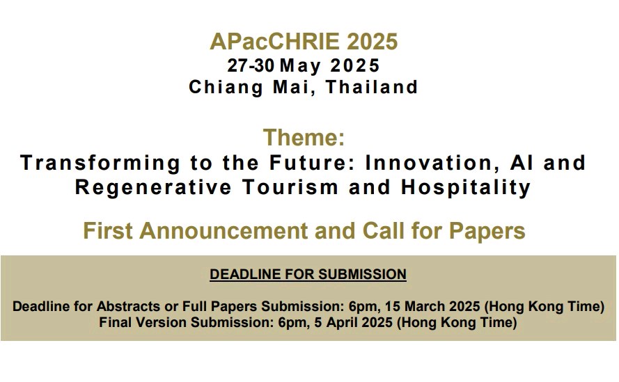 THÔNG BÁO HỘI THẢO QUỐC TẾ APacCHRIE 2025