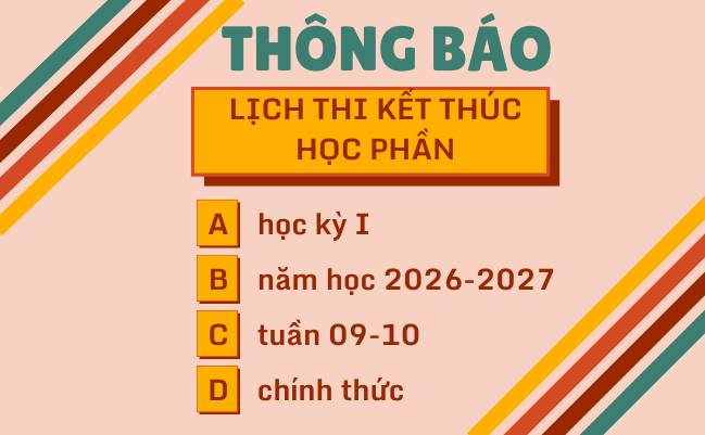 Lịch thi KTHP HK I 2026-2027 Tuần 09--10 (chính thức)