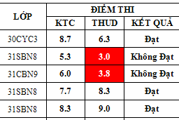 Điểm sát hạch Chứng chỉ Ứng dụng CNTT Cơ bản suất 17h45 ngày 17/12/2025