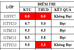 Điểm sát hạch Chứng chỉ Ứng dụng CNTT Cơ bản suất 17h45 ngày 19/12/2025