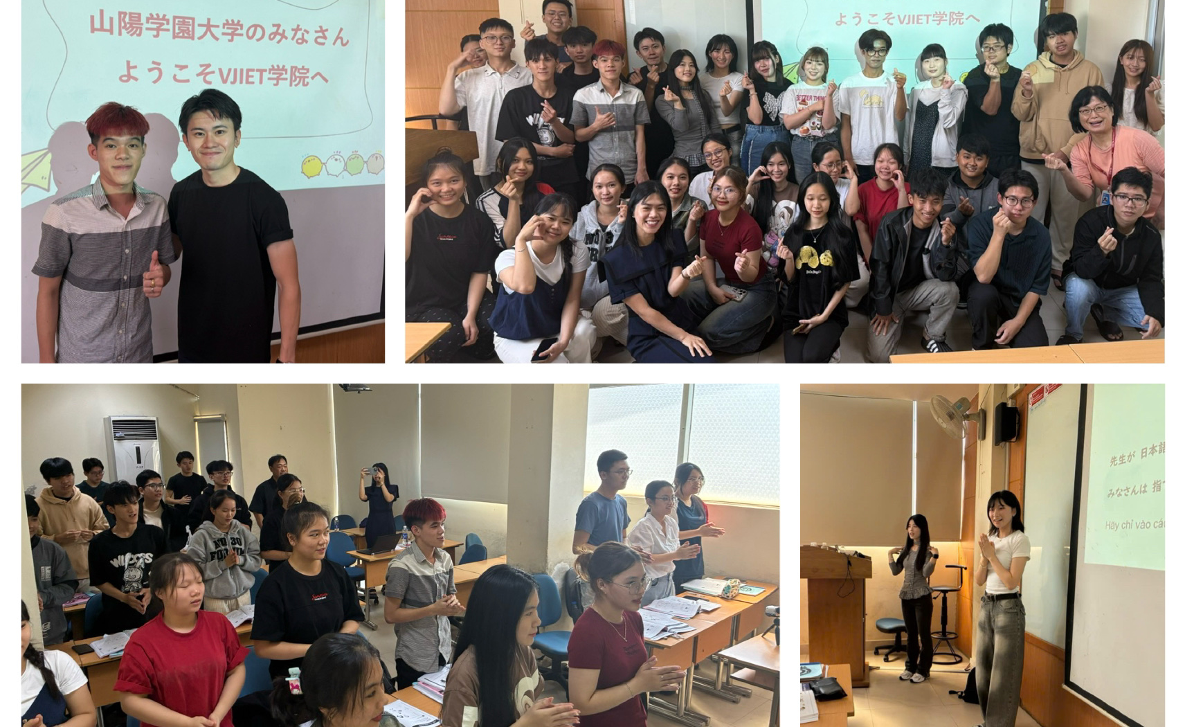 Sinh viên Viện Việt - Nhật vui học cùng bạn bè Đại học Sanjou Gakuen (Nhật Bản) 🎉