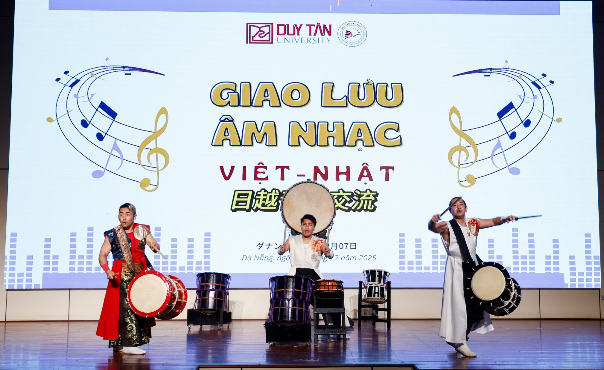 Giao lưu âm nhạc Việt – Nhật: Kết nối văn hóa bằng nhịp trống truyền thống