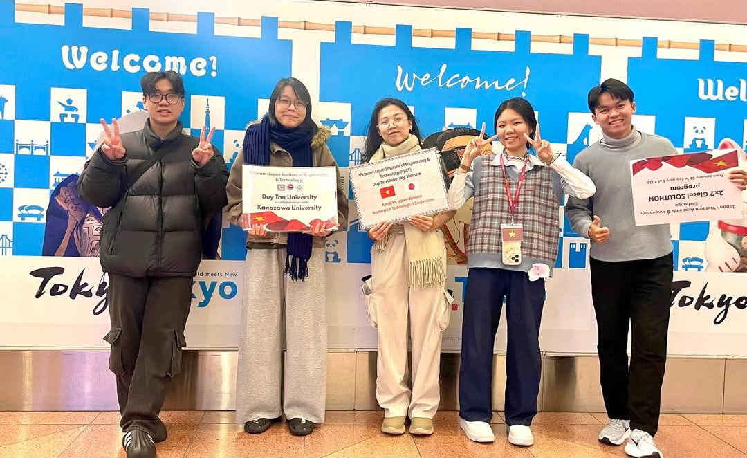Sinh viên Đại học Duy Tân tham gia chương trình “2x2 Internship Program” tại Đại học Kanazawa (Nhật Bản)
