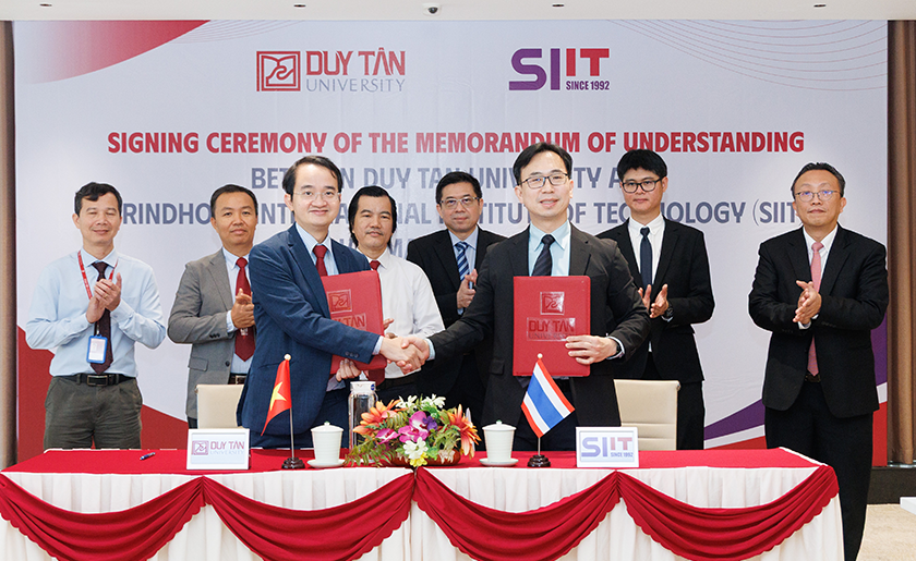 ĐH Duy Tân Ký kết hợp tác với Viện Công nghệ Quốc tế Sirindhorn (SIIT), ĐH Thammasat, Thái Lan