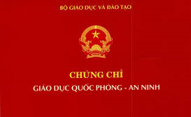 Thông báo nhận chứng chỉ giáo dục quốc phòng, sinh viên K24