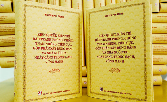 Giới thiệu cuốn sách “Kiên quyết, kiên trì đấu tranh phòng, chống tham nhũng, tiêu cực, góp phần xây dựng Đảng và Nhà nước ta ngày càng trong sạch, vững mạnh” của Tổng Bí thư Nguyễn Phú Trọng